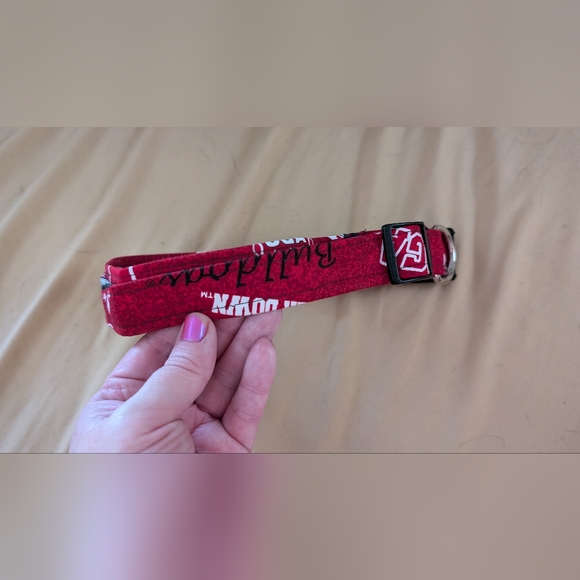 Large UGA Bulldogs dog collar - Picture 2 of 2